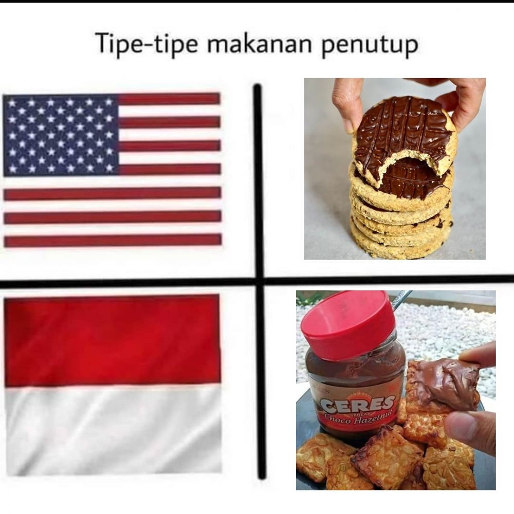 Makanan Penutup Indonesia VS Luar Negeri